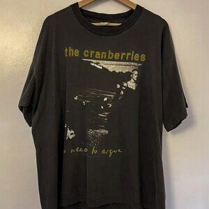 The Cranberries 1995 Tour Unisex T-Shirt, The Cranberries band graphic tee black
